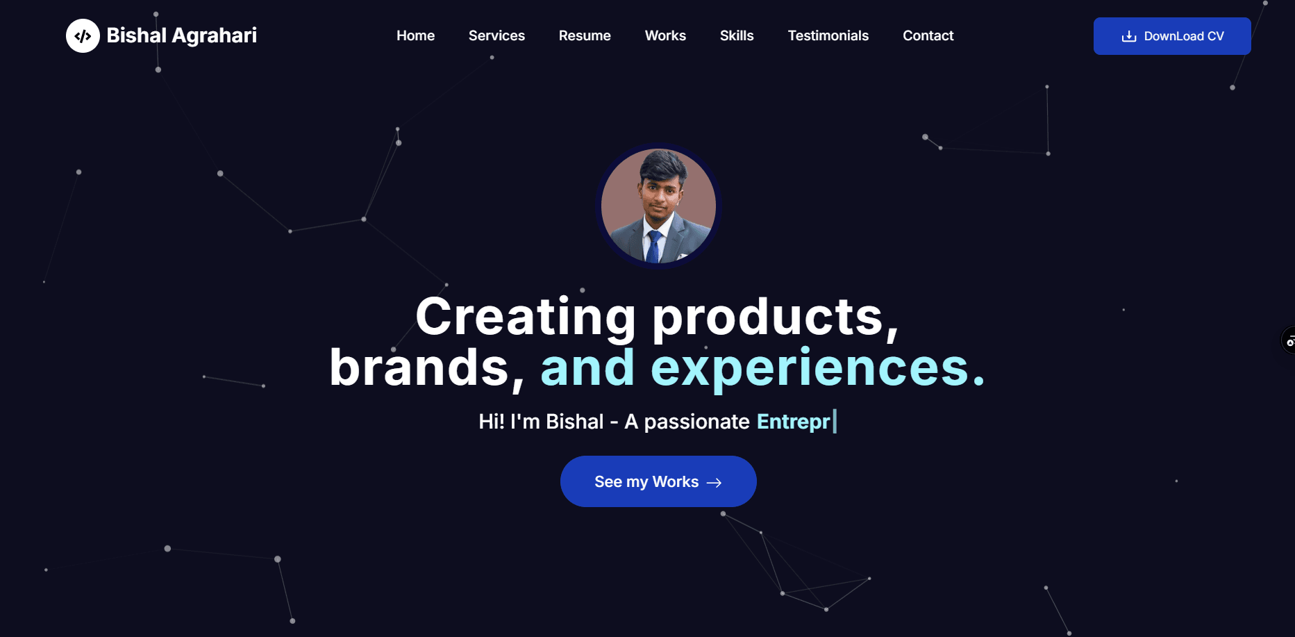 Bishal's Personal Portfolio