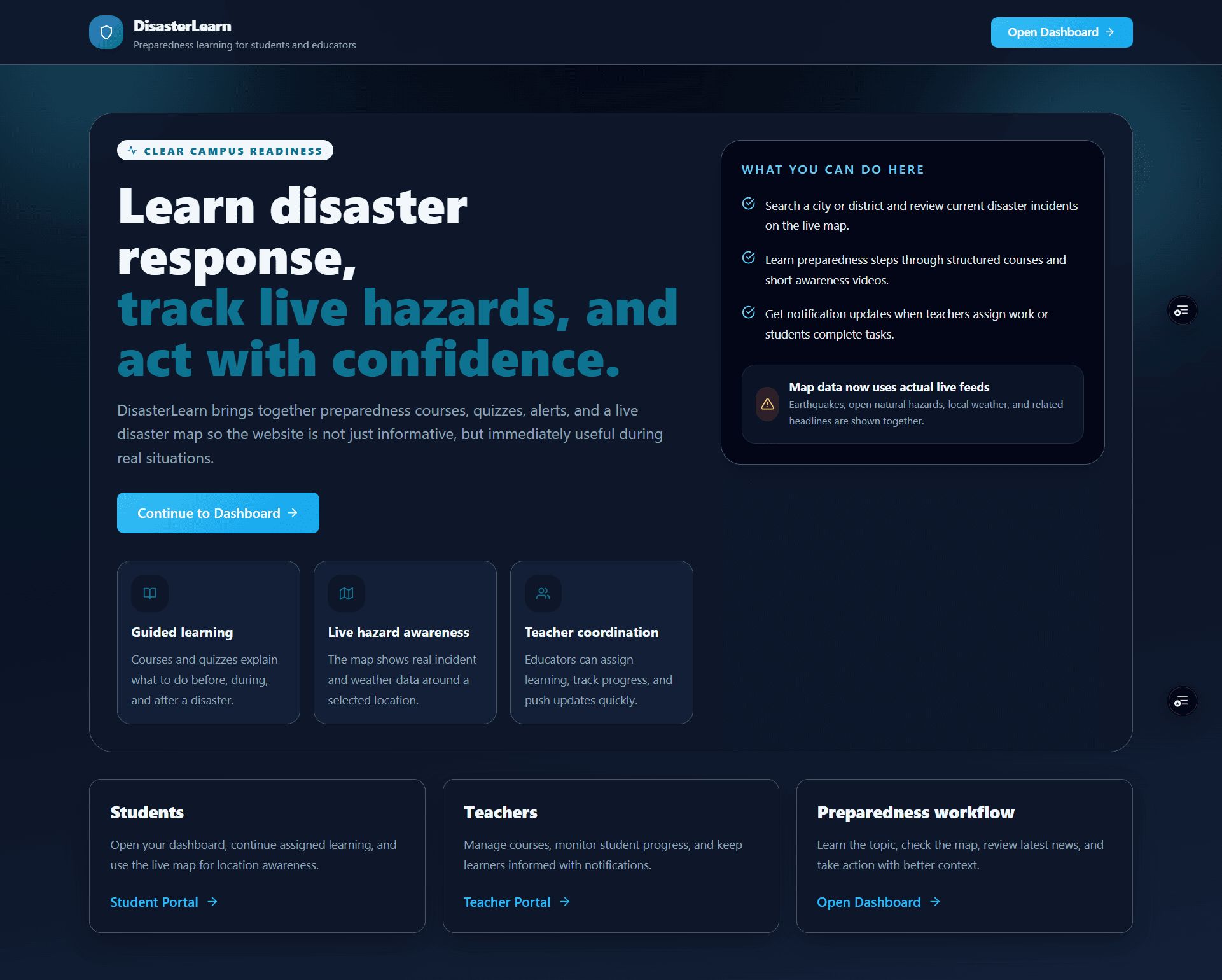 Disaster Awareness and Learning for School and Colleges